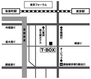 T-boxの地図